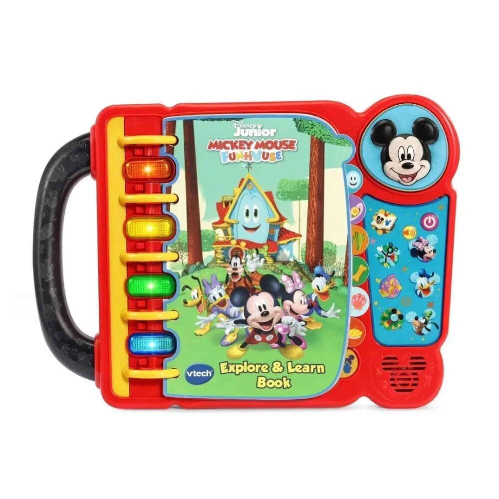 VTech Disney Junior Mickey Mouse Funhouse Explore & Learn Book Baby and Toddler